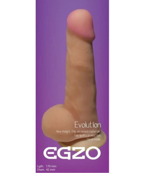 Фалоімітатор EGZO Ciberskin DS006 (17 см х 4,2 см)