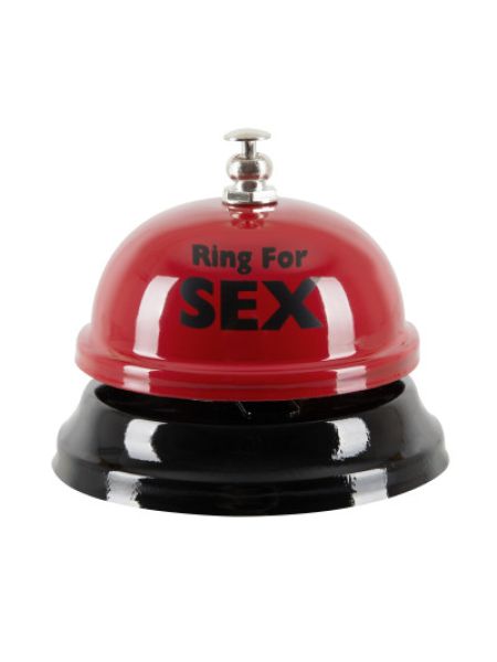 Дзвінок настільний "RING FOR SEX" бордовий