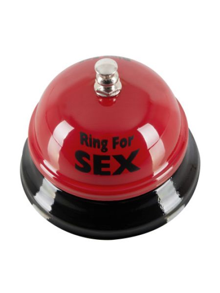 Дзвінок настільний "RING FOR SEX" бордовий