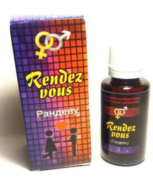 Краплі збудливі для жінок, жіночий збудник Rendez vous (Рандеву) 1 шт