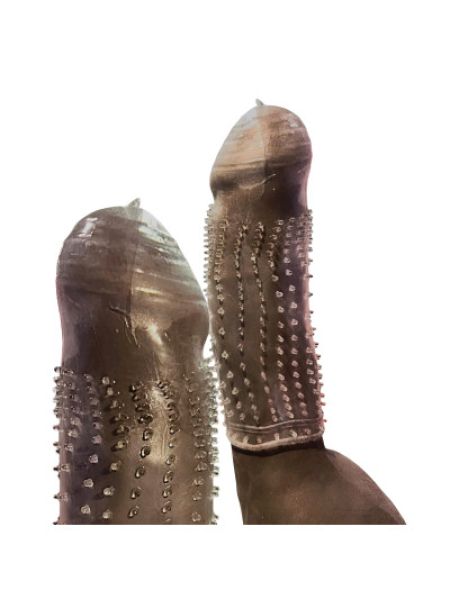 Закрита насадка на член "Spikes hat", D40, L105