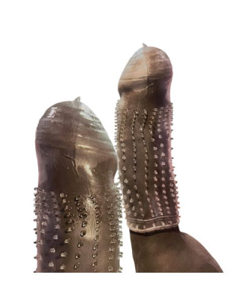Закрита насадка на член "Spikes hat", D40, L105