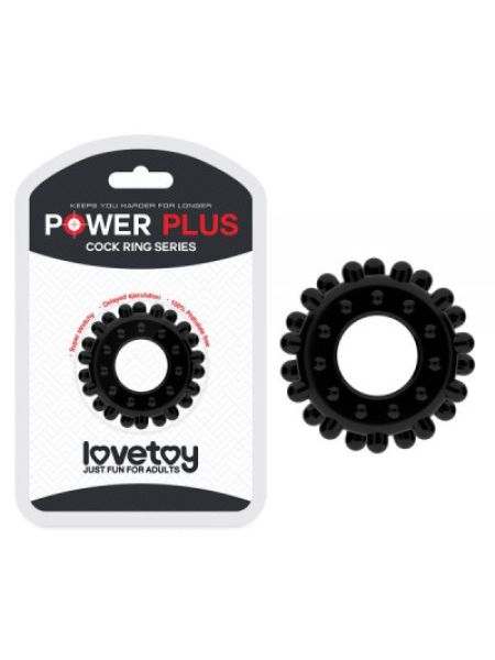 Ерекційне кільце POWER PLUS Cockring, Black