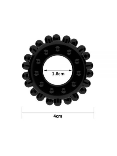 Ерекційне кільце POWER PLUS Cockring, Black