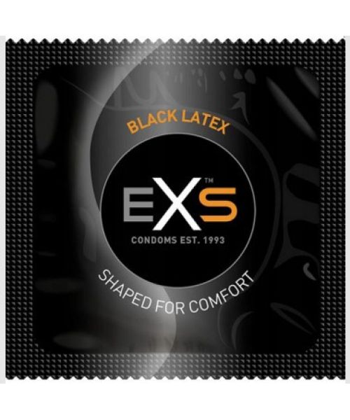 Презервативи EXS Black Latex Condoms (по 1шт) (упаковка може відрізнятися кольором та малюнком)
