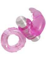 Ерекційне кільце Cuddle Vibro Pro 7 режимів вібрації колір рожевий