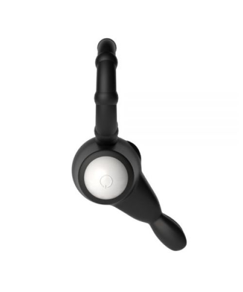 Ерекційне віброкільце Power Clit Cockring, Black