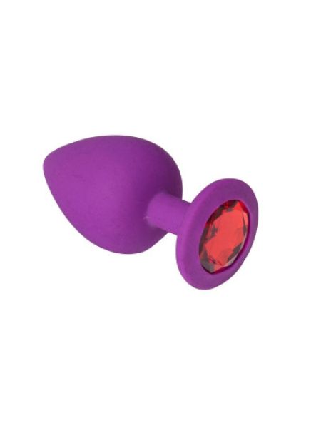 Анальна пробка, Purple Silicone Ruby, M Анальна пробка, Purple Silicone Ruby, M