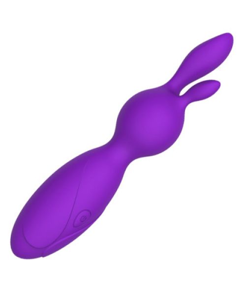 Вібратор Purple bunny 10 режимів вібрації колір фіолетовий