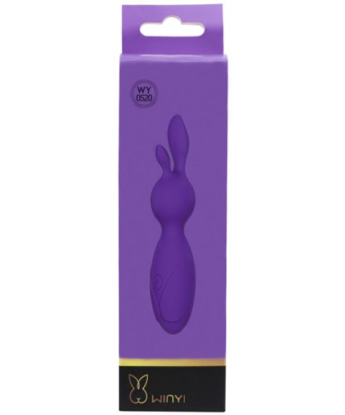 Вібратор Purple bunny 10 режимів вібрації колір фіолетовий