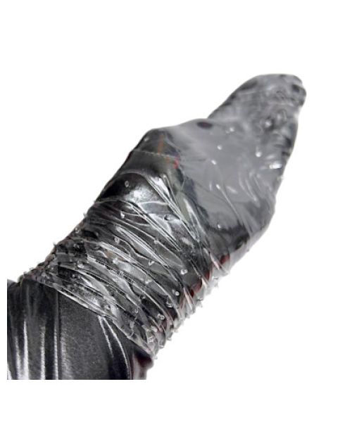 Закрита насадка на член "Spikes hat", L125 mm, D50 mm