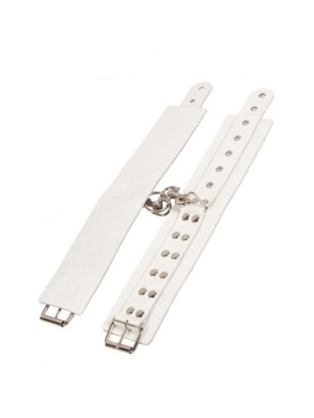 Окови Leather Restraints Leg Cuffs, White