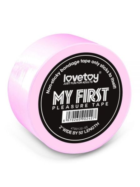 Рожева стрічка для бондажу LOVETOY MY FIRST Рожева стрічка для бондажу LOVETOY MY FIRST
