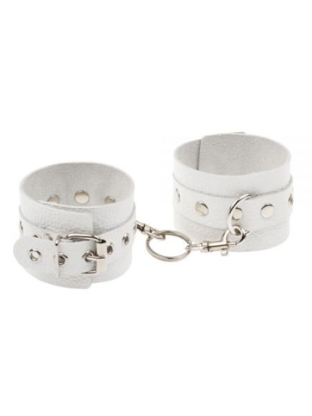 Наручники Leather Double Fix Hand Cuffs, White