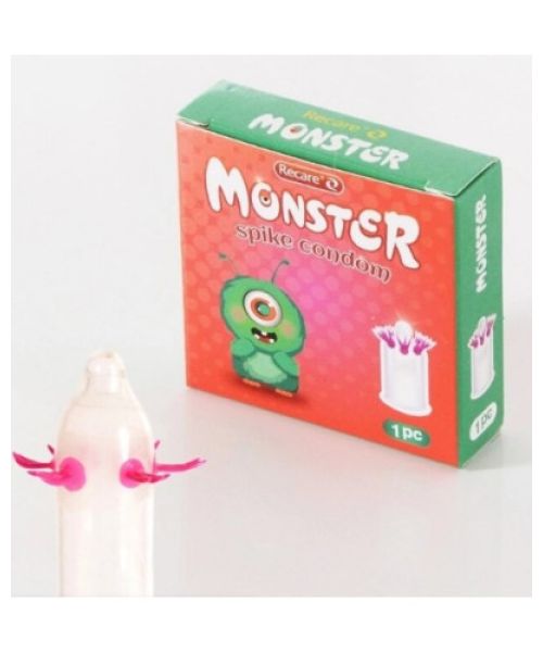 Презерватив Recare MONSTER Raspberry Zee (1шт)