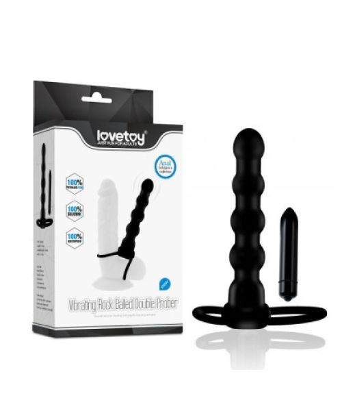 Анальне подвійне задоволення з вібрацією Double Prober Vibrating