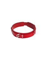 Нашийник Slave leather collar, Red