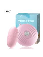 Вібро-яйце з провідним керуванням та 7 режимами вібрації Lilo Pink