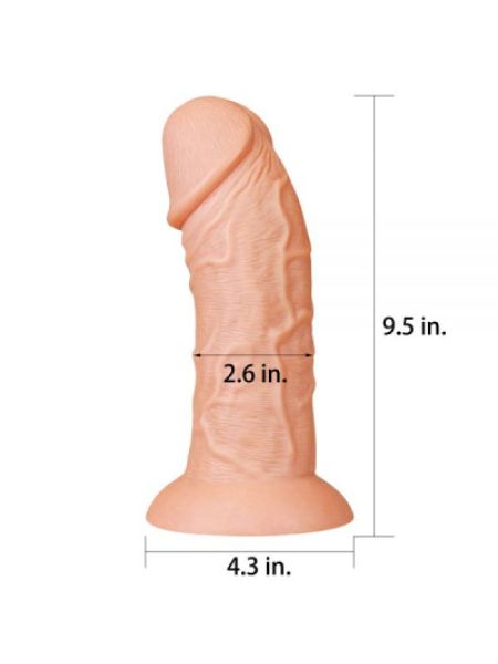 Фалоімітатор 9.5'' King-sized Dildo, Flesh