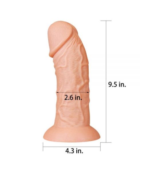 Фалоімітатор 9.5'' King-sized Dildo, Flesh