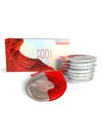 Презервативи OLO ультратонкі з гіалуроновим мастилом та термоефектом RedSilver (по 1шт)