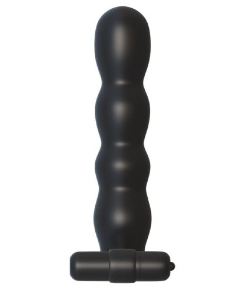 Насадка на член для подвійного проникнення з віброкільцем Posable Partner Double Penetrator