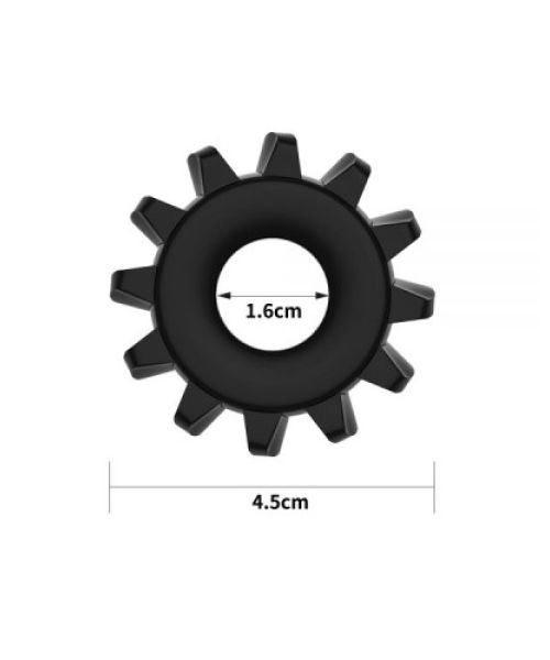 Ерекційне кільце POWER PLUS Cockring, Black