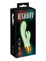 Вібратор, що світиться в темряві Glow in the dark Rabbit 10 режимів вібрації