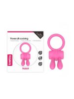 Ерекційне віброкільце Power Clit Cockring, Pink