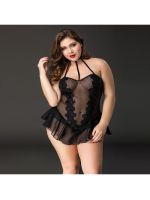 Чорне тедді зі спідничкою XL/XXL