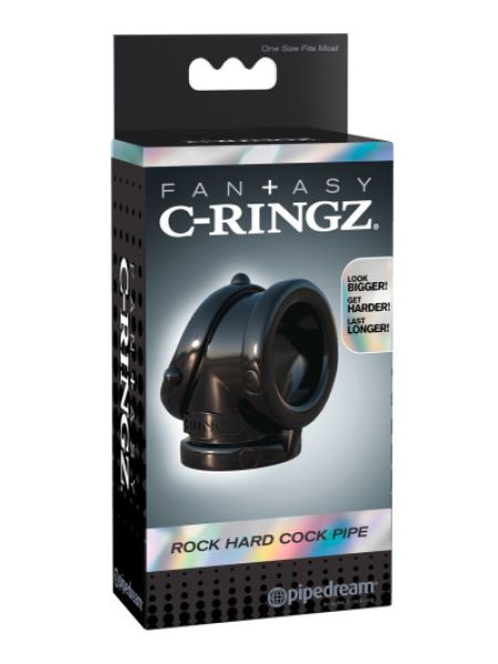 Подвійне ерекційне кільце Fantasy C-Ringz - Rock Hard Cock Pipe