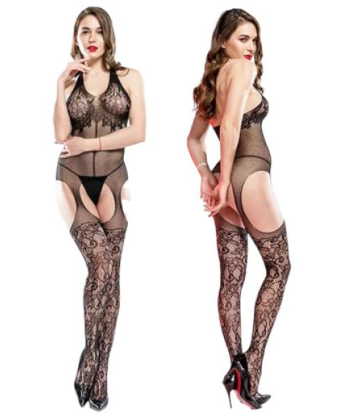 Бодістокінг з відкритим доступом Cindylove black, розмір S/L