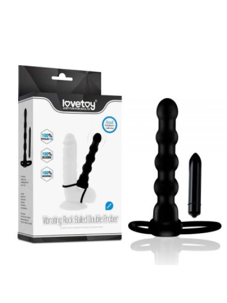 Анальне подвійне задоволення з вібрацією Double Prober Vibrating