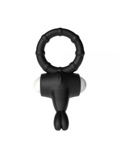 Ерекційне віброкільце Power Clit Cockring, Black