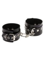 Наручники Leather Double Fix Hand Cuffs, Black