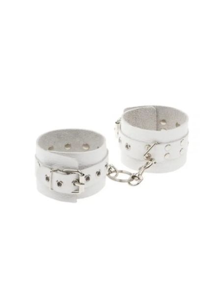 Наручники Leather Rastraints Hand Cuffs, White