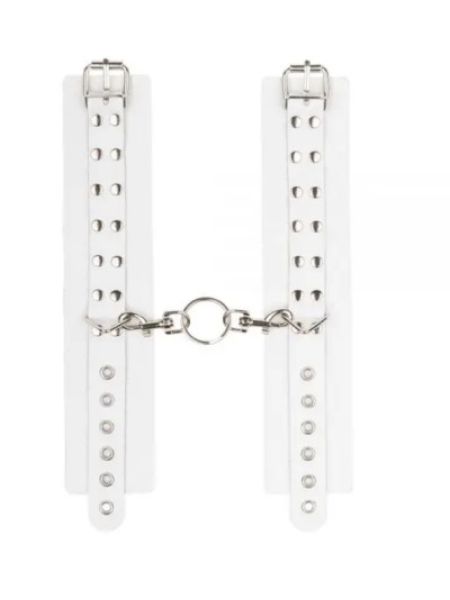 Наручники Leather Rastraints Hand Cuffs, White