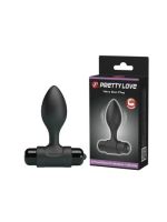 Силіконова вібропробка Pretty Love - Vibro but plag 10 режимів вібрації