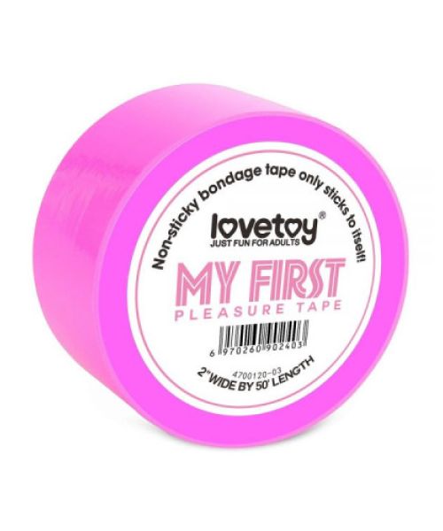 Фуксія стрічка для бондажу LOVETOY MY FIRST