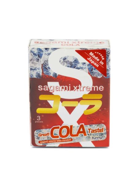 Презервативи ультратонкі SAGAMI XTREME COLA №3 (упаковка 3 шт)