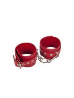 Наручники Leather Restraints Hand Cuffs, Red