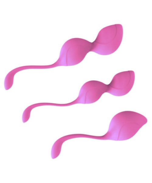 Набір вагінальних кульок Pink Kegel Set ніжно-рожевий
