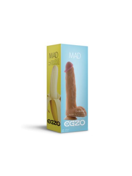 Фалоімітатор EGZO Ciberskin DS003 (23,5 см х 5 см)
