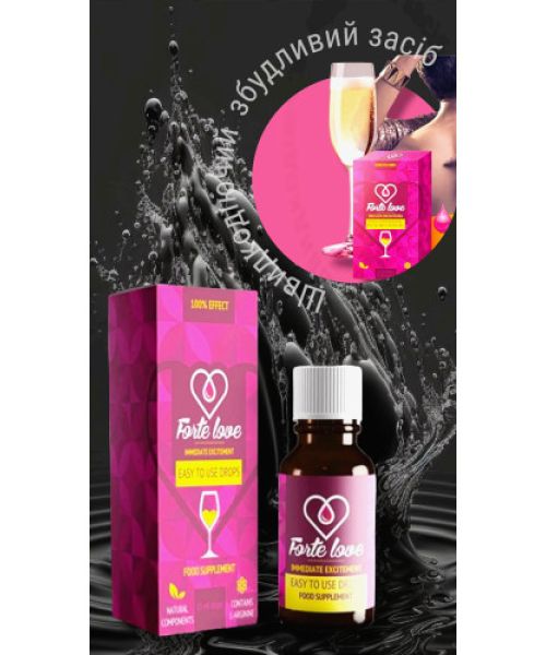 Збудливий засіб для жінок, збудливі краплі для жінок forte love 30 мл 1 шт