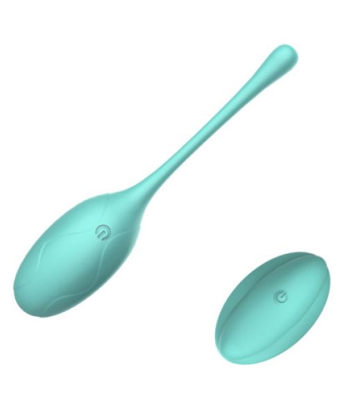 Віброяйце Turquoise Pleasure 10 режимів вібрації колір бірюзовий