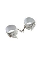 Окови Leather Double Fix Leg Cuffs, White