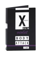 Духи з феромонами для чоловіків X phero Men Violet Body Attack, 1 ml