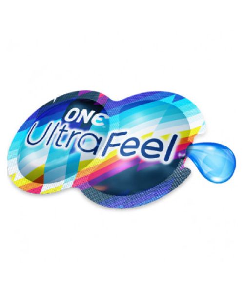 Презервативи ONE UltraFeel 2-в-1 (по 1шт) (упаковка може відрізнятися кольором та малюнком)