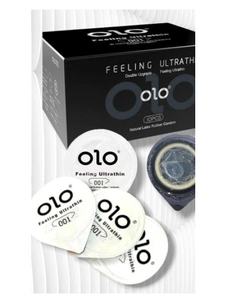 Презервативи OLO з гіалуроновим мастилом (по 1 шт)