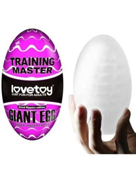 Мастурбатор LoveToy Traning Master Giant Egg Masturbator Purple без вібрації